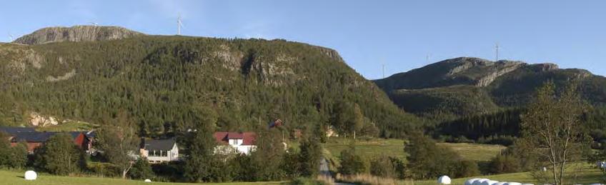 <center>Kvenndalsfjellet (2MW) fra Bjørkan