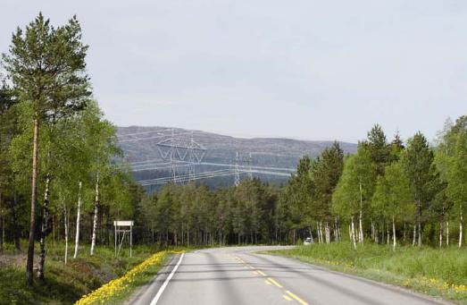 <center>420kV hovedvinkraftgate krysser rv. 17
